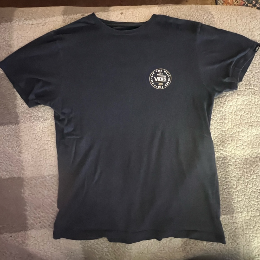 Men’s Small navy blue Vans shirt